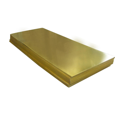 H62 2mm 3mm Brass Solid Copper Sheets Corrosion Resistance BA